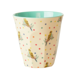 Melamine beker Budgie Dots