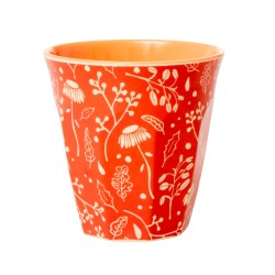 Rice Melamine Cup Fall Coral