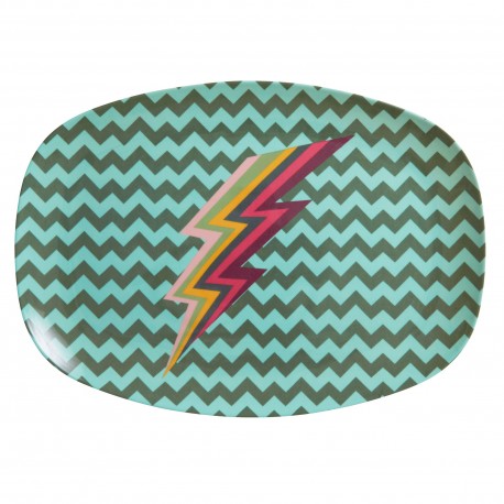 Rice Plate ZigZag Thunder