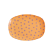 Rice bord ovaal Dots Apricot