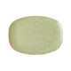 Rice small Oval Plate Pink Flower Field