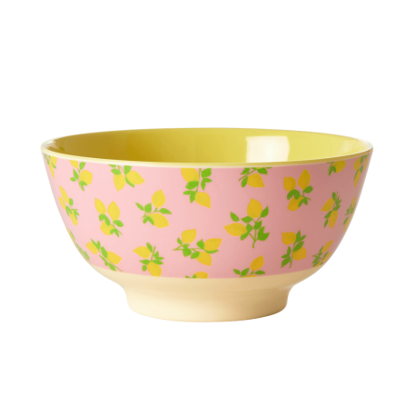Rice Bowl Lemon Print