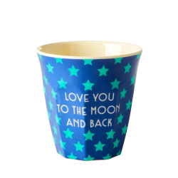 Rice beker blauw ster groen