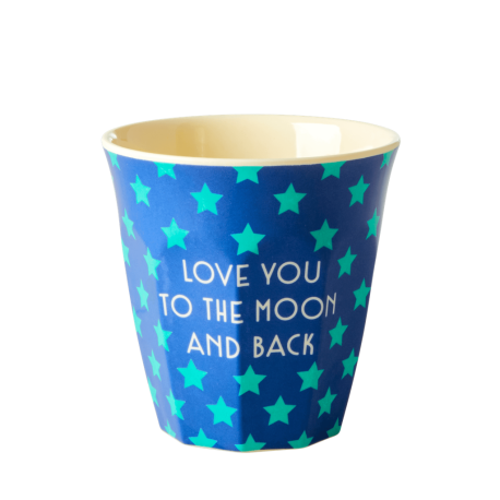 Rice beker blauw ster groen