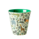 Rice beker Animal Jungle Green