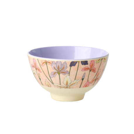 Melamine bowl small Iris print