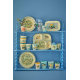 Rice Lunchbord Farm Blue