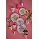 Rice Dinerbord Alfabet Roze