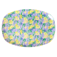 Rice Oval Plate Fancy Pancy