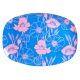 Rice Oval Plate Poppies Love