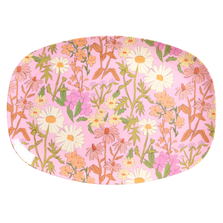 Rice Oval Plate Daisy Dearest