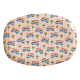 Rice Oval Plate Surfbus Pink