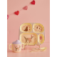 Rice Dinner set Party Animal Pink