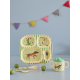 Rice Dinner set Party Animal Green