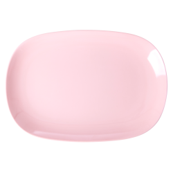 Rice Large Plate uni pink