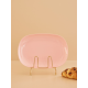 Rice Large Plate uni pink