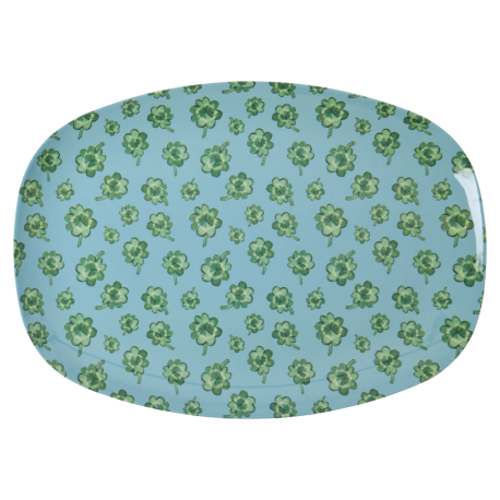 Rice Oval Plate Good Luck