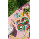 Rice Oval Plate Good Luck