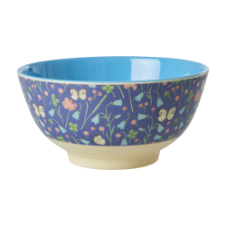 Rice Bowl Butterfly Blue