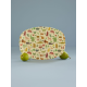 Rice Oval Plate Sweet Jungle