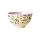 Rice Small Bowl Sweet Jungle Pink
