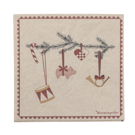 Servetten Bloomingville Yule
