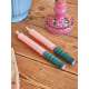 Rice Led kaarsen Green - Soft Pink