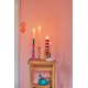 Rice Led kaarsen Green - Soft Pink