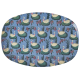 Rice Oval Plate Swan Lake