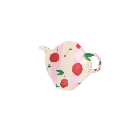 Tea bag plate Cherry