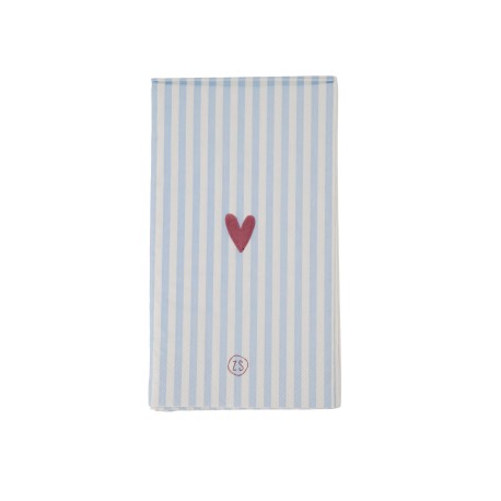 Zusss Servetten Streep Blauw