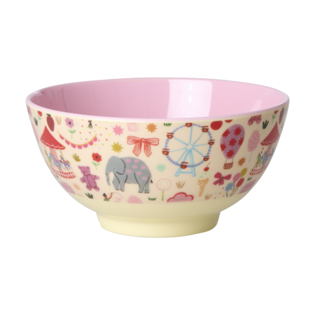 Rice Bowl Fun Fair Pink