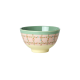 Rice Small Bowl Checkered Stencil