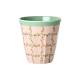 Rice beker Checkered Stencil