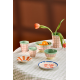 Rice beker Checkered Stencil