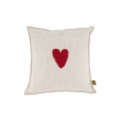 Zusss kussen rood hartje