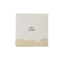 Servetten Zusss vierkant Hoera een baby