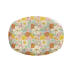 Rice Oval Plate Flower Power