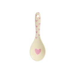 Rice Salad Spoon Pink Hearts