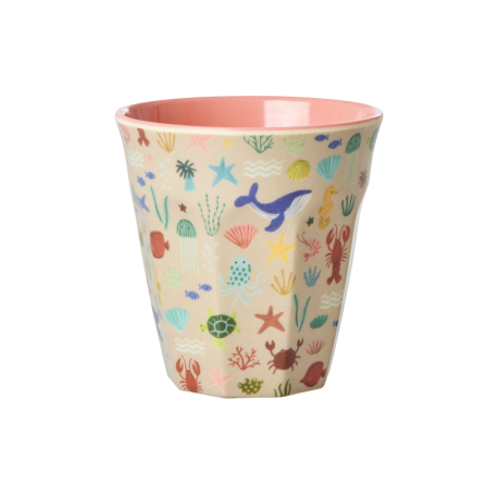 Rice Beker Ocean Coral