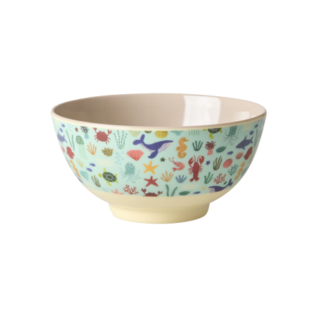 Rice Bowl Blue Ocean