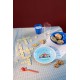 Rice Plate Soft Blue Snoopy Peanuts