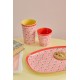 Rice Beker Pink Snoopy Peanuts