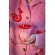 Rice Beker Pink Snoopy Peanuts
