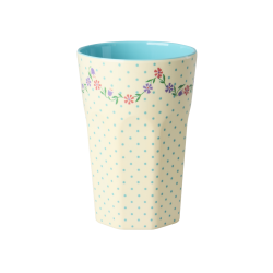 Rice Tall Dots and Flowers