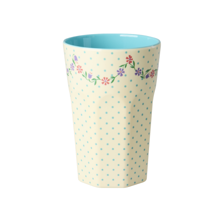 Rice Tall Dots and Flowers