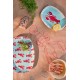 Rice Oval Plate New Lobster