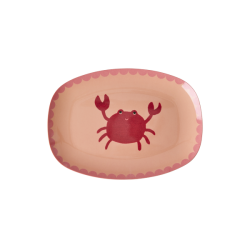 Rice Small Oval Plate Crab