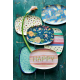 Melamine Plate Autumn and Acorns