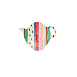 Tea Bag Plate Louise's Stripes